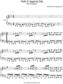 Thumbnail Hold it Against Me - Britney Spears - Sheet music