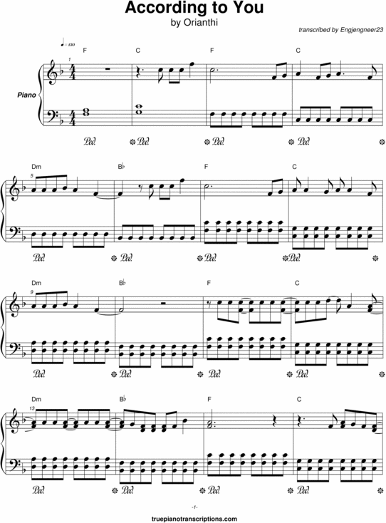 Product picture According to You (Orianthi)