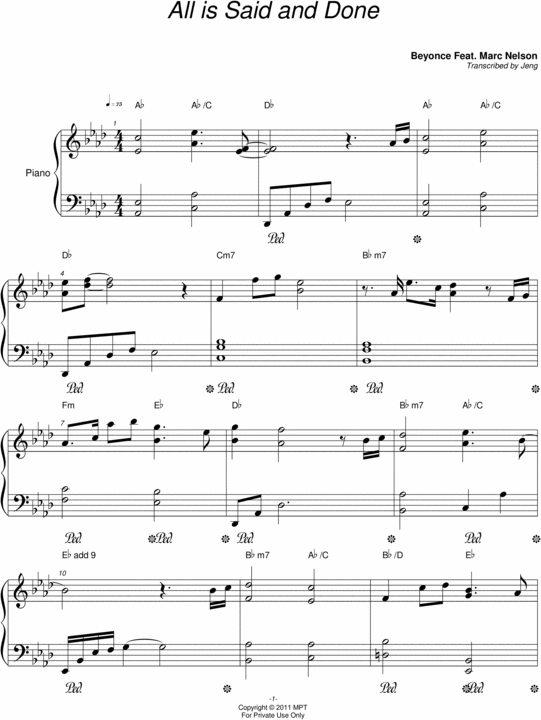 Product picture All is Said and Done - Beyonce