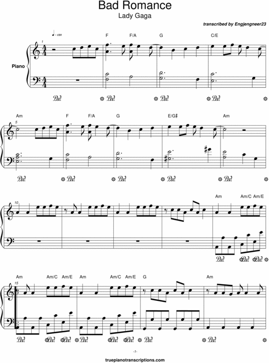 Product picture Bad Romance (Lady Gaga)