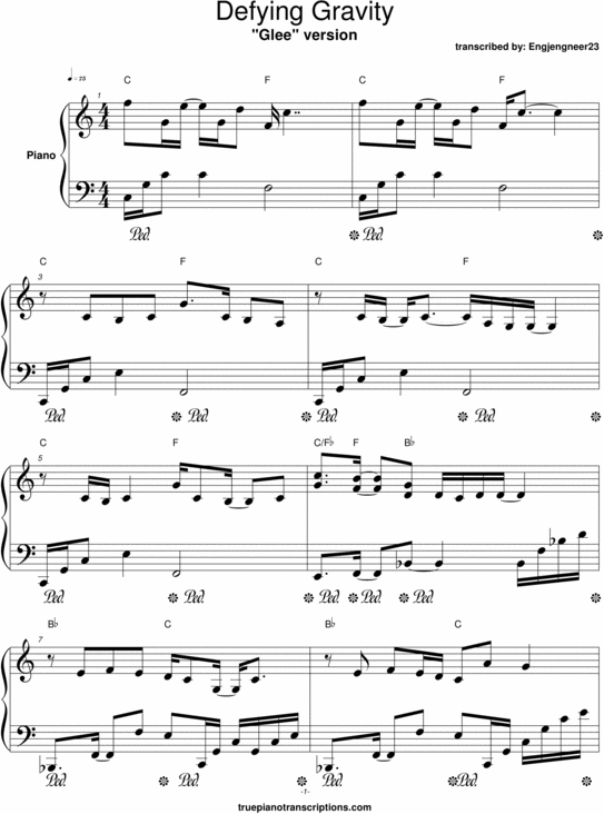 Product picture Defying Gravity (Glee version)