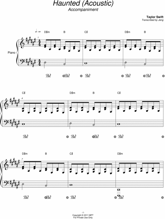 Product picture Haunted - Taylor Swift