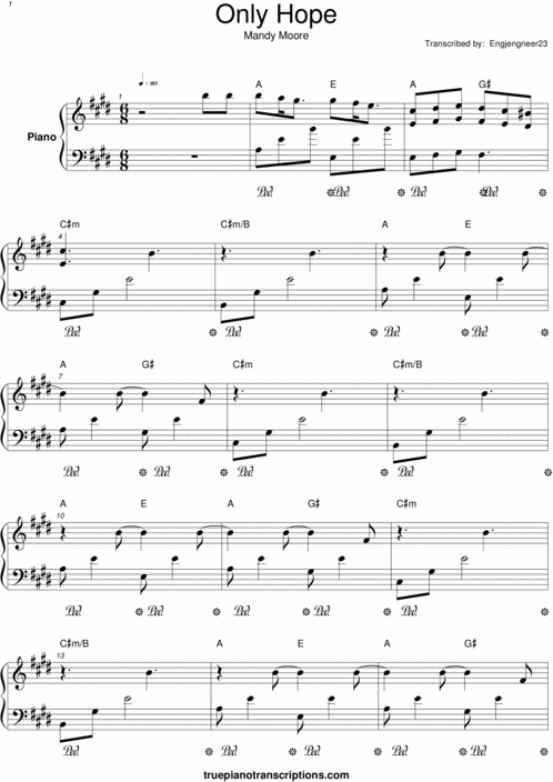 Product picture Only Hope (Mandy Moore)