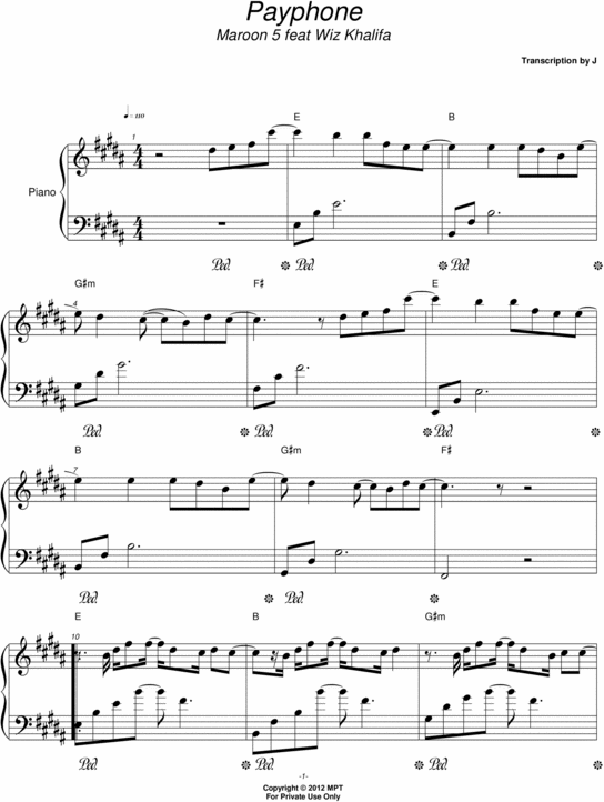 Product picture Payphone - Maroon 5