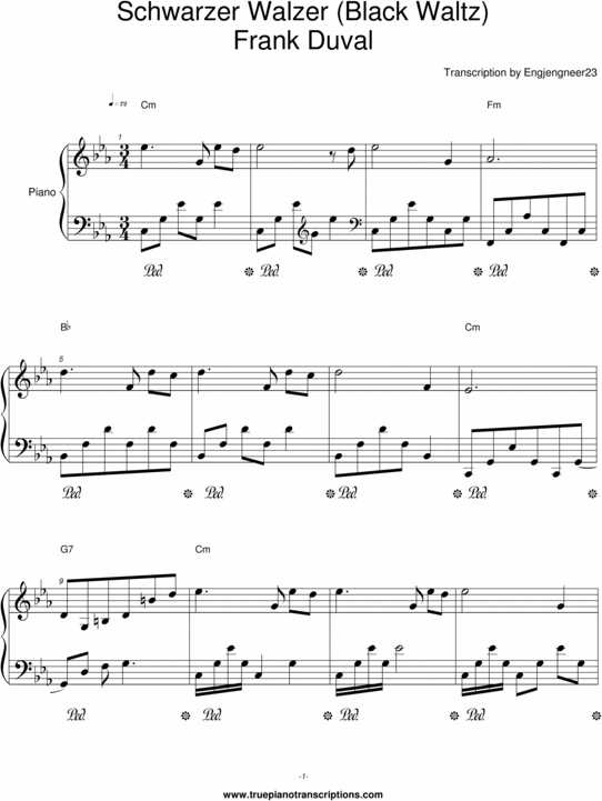 Product picture Schwarzer Walzer - Frank Duval