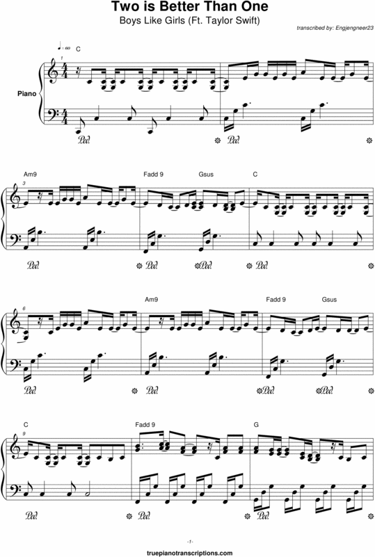 Product picture Two is Better Than One (Boys like Girls)